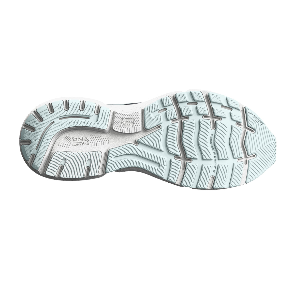 Brooks Womens Ghost 15 Wide - Peacoat/Pearl/Salt Air (1203801D450)