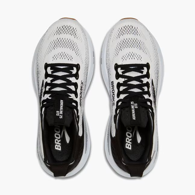 Brooks Women's Adrenaline GTS 25 - White/Black/White - Wide (D)