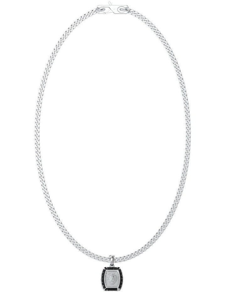 21'' Lion Charm Necklace 16mm in Silver