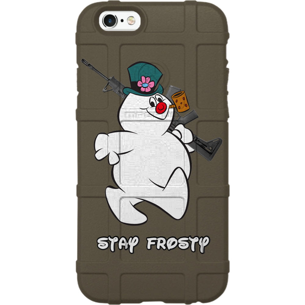 Stay Frosty Snowman Custom Printed Case Design for Apple, Samsung, Google & Motorola Phone Models