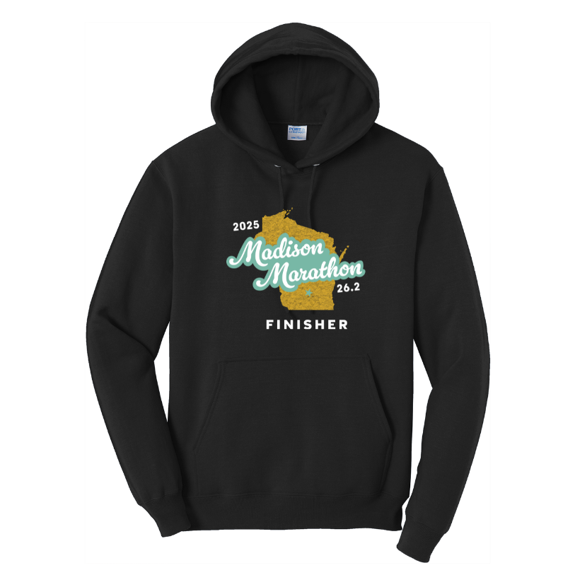 2025 Madison Marathon Official Finisher - Unisex Fleece Pullover Hooded Sweatshirt (PC78H)