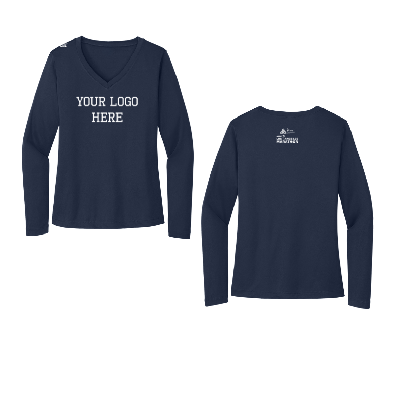 2026 Los Angeles Marathon Partners & Sponsors - Women's Long Sleeve Performance Tee (LST353LS)