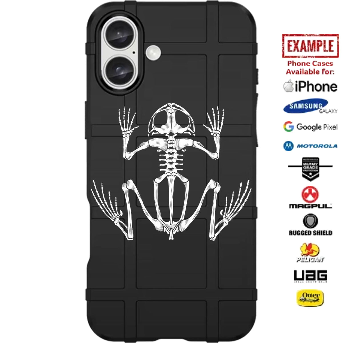 Bonefrog Frogman U.S. Navy SEALs BUD/S Custom Printed Case Design for Apple, Samsung, Google & Motorola Phone Models