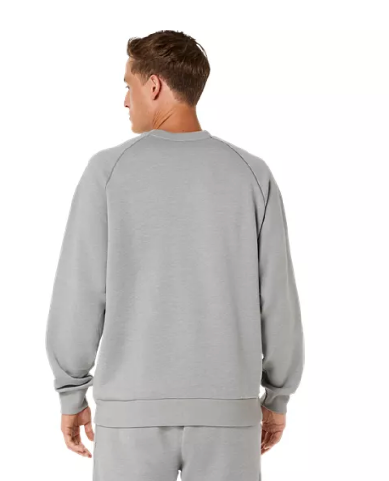 2027 ASICS Los Angeles Marathon - ASICS Unisex Fleece Crewneck Sweatshirt Grey Heather (2031F469) (LA27-07)