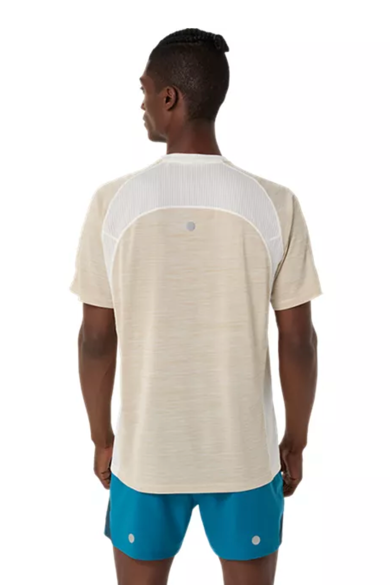 2026 ASICS Los Angeles Marathon FINISHER - ASICS Men's Road SS Top Cream (2011D453) (LA26-26)