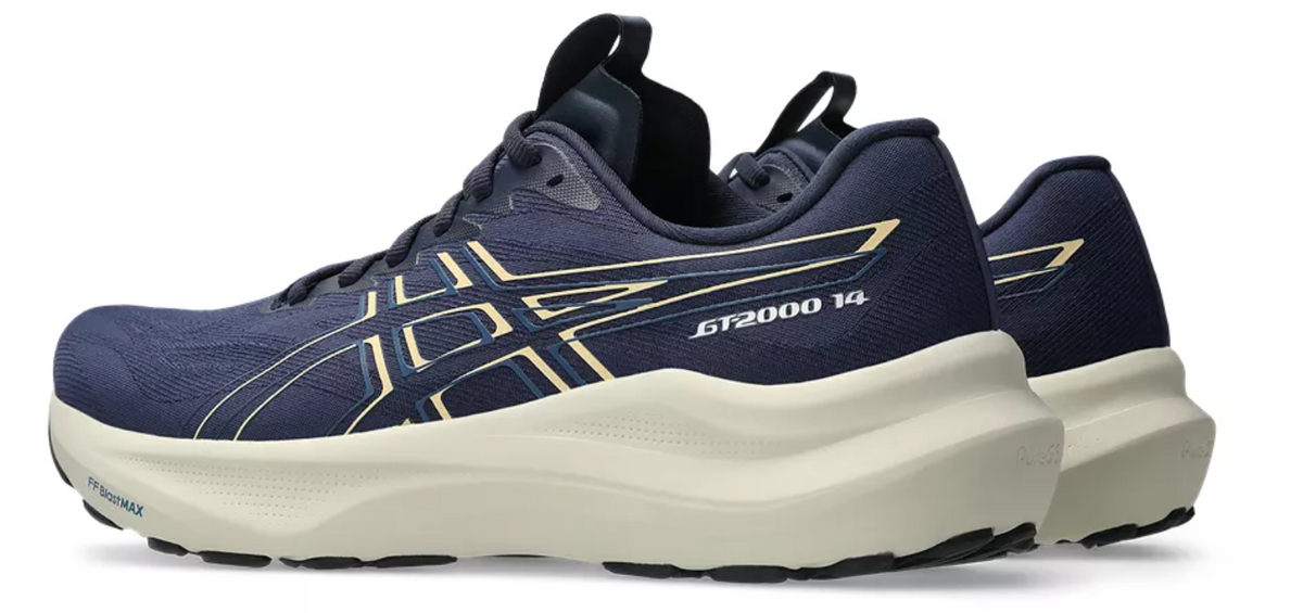 ASICS Men's GT-2000 14 EXTRA WIDE - MIDNIGHT/LIGHT ORANGE