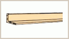 Basswood - Trim - 3/32" Angle x 11" - Package of 10 - 332ANGP