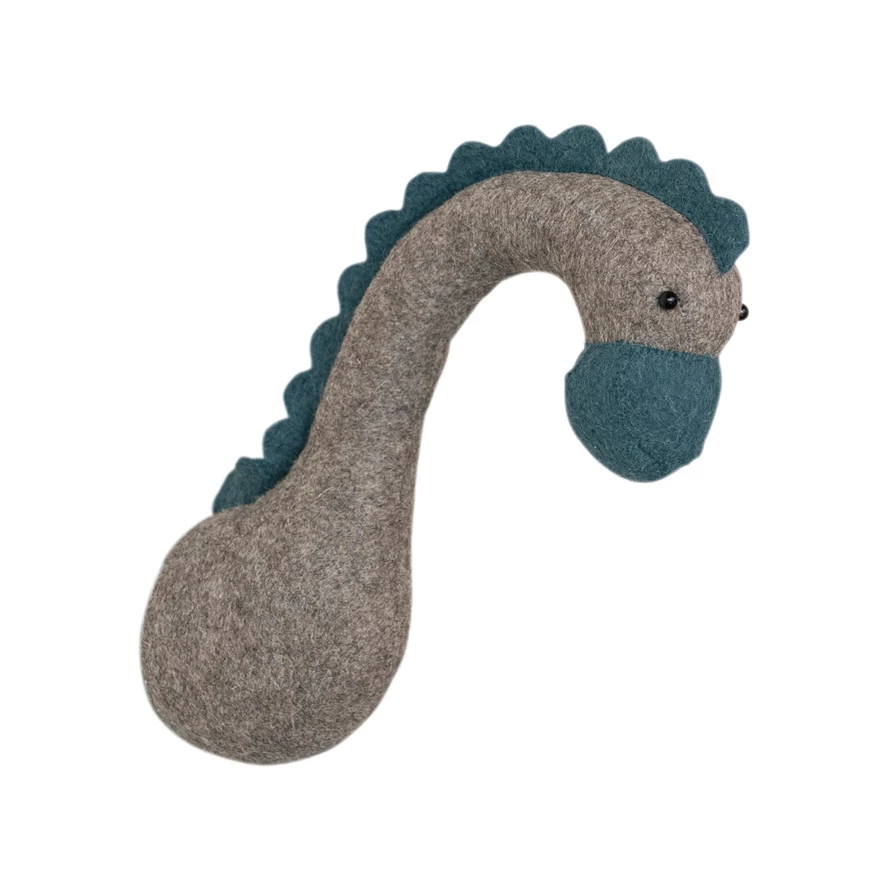 Dinosaur Head Wool Felt Wall Décor