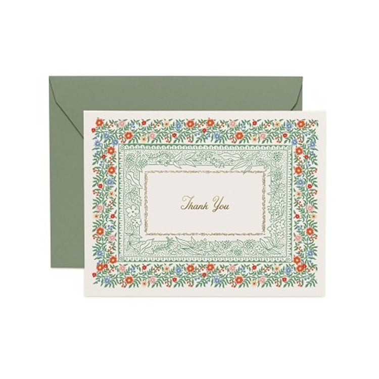 Boxed Set of Rosette Thank You Cards