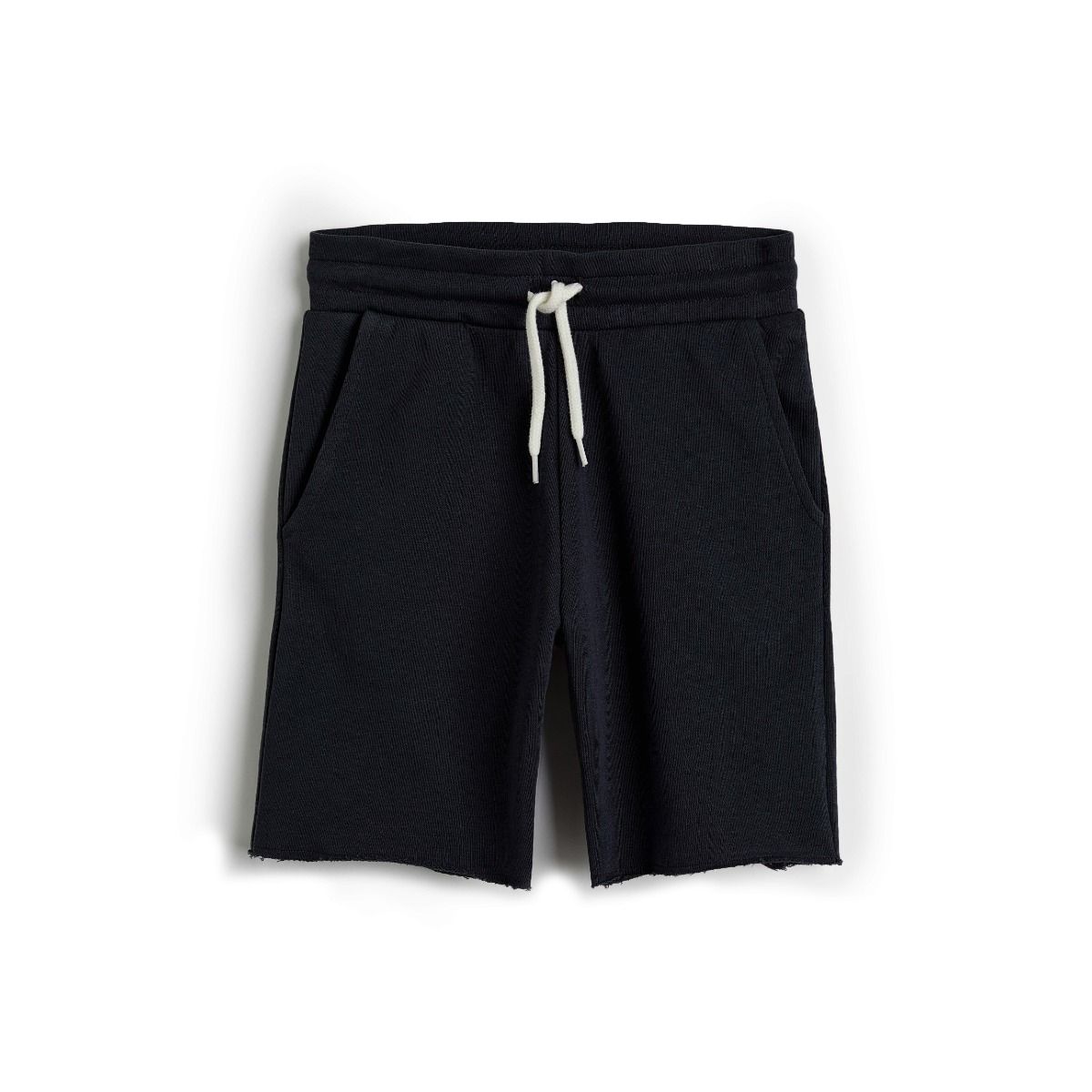 Eco Outfitters Organic Cotton Drawstring Sweat Shorts - Black