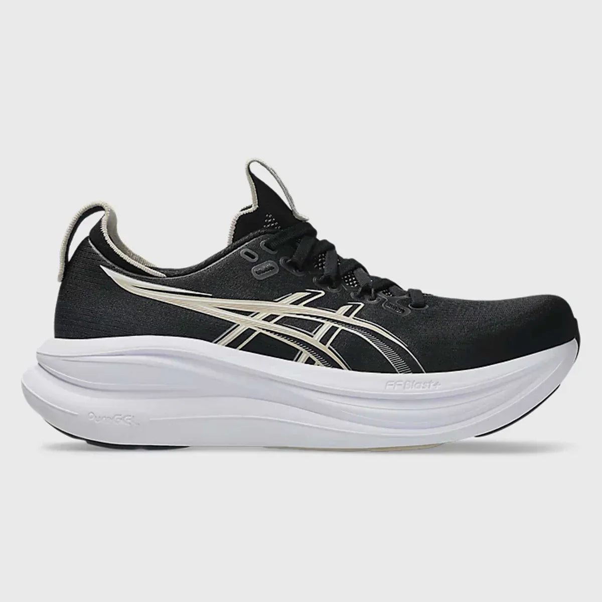 ASICS Men's GEL-NIMBUS 28 - BLACK/FEATHER GREY
