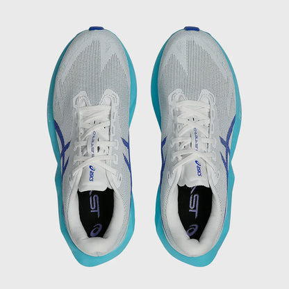 ASICS Men's NOVABLAST 6 - WHITE/ENERGY AQUA