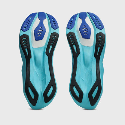 ASICS Men's NOVABLAST 6 - WHITE/ENERGY AQUA