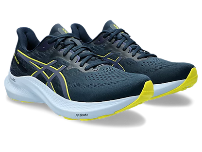 Asics Mens GT-2000 12- French Blue/Bright Yellow (1011B691-403)