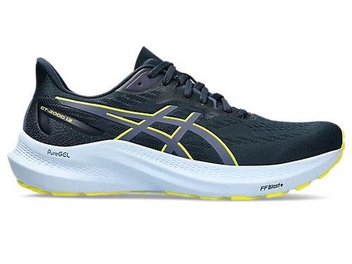 Asics Mens GT-2000 12- French Blue/Bright Yellow (1011B691-403)
