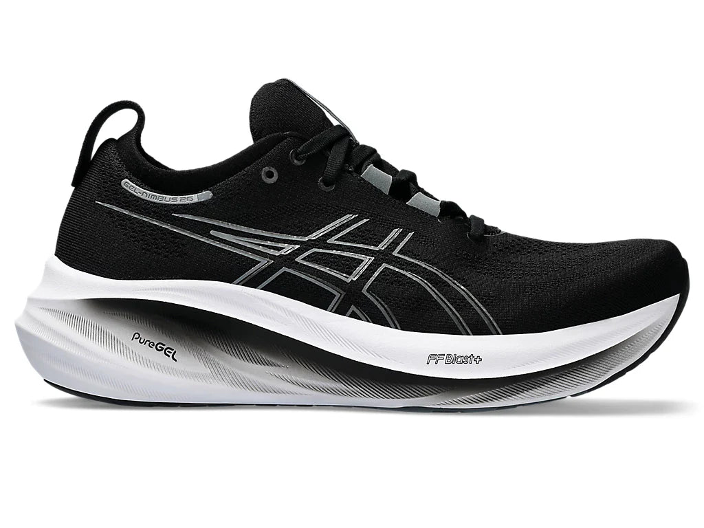 Asics Mens Gel Nimbus 26 - Black/Graphite Grey (1011B794-001)