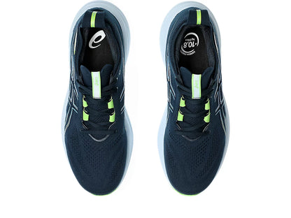 Asics Mens Gel Nimbus 26 - French Blue/Electric Lime (1011B794-400)