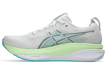 ASICS Men's GEL-KAYANO 33 - WHITE/ENERGY AQUA