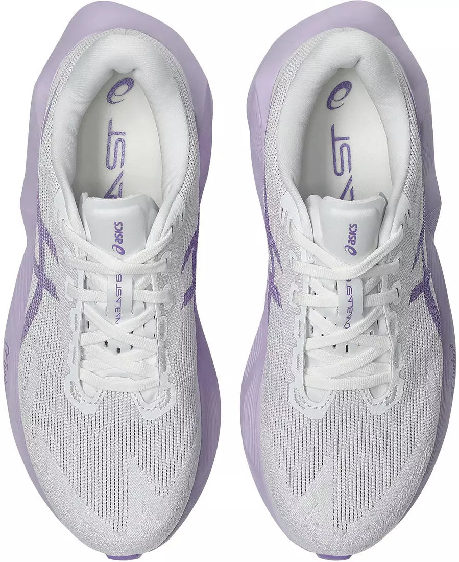 ASICS Women's NOVABLAST 6 - WHITE/MURASAKI