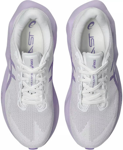 ASICS Women's NOVABLAST 6 - WHITE/MURASAKI