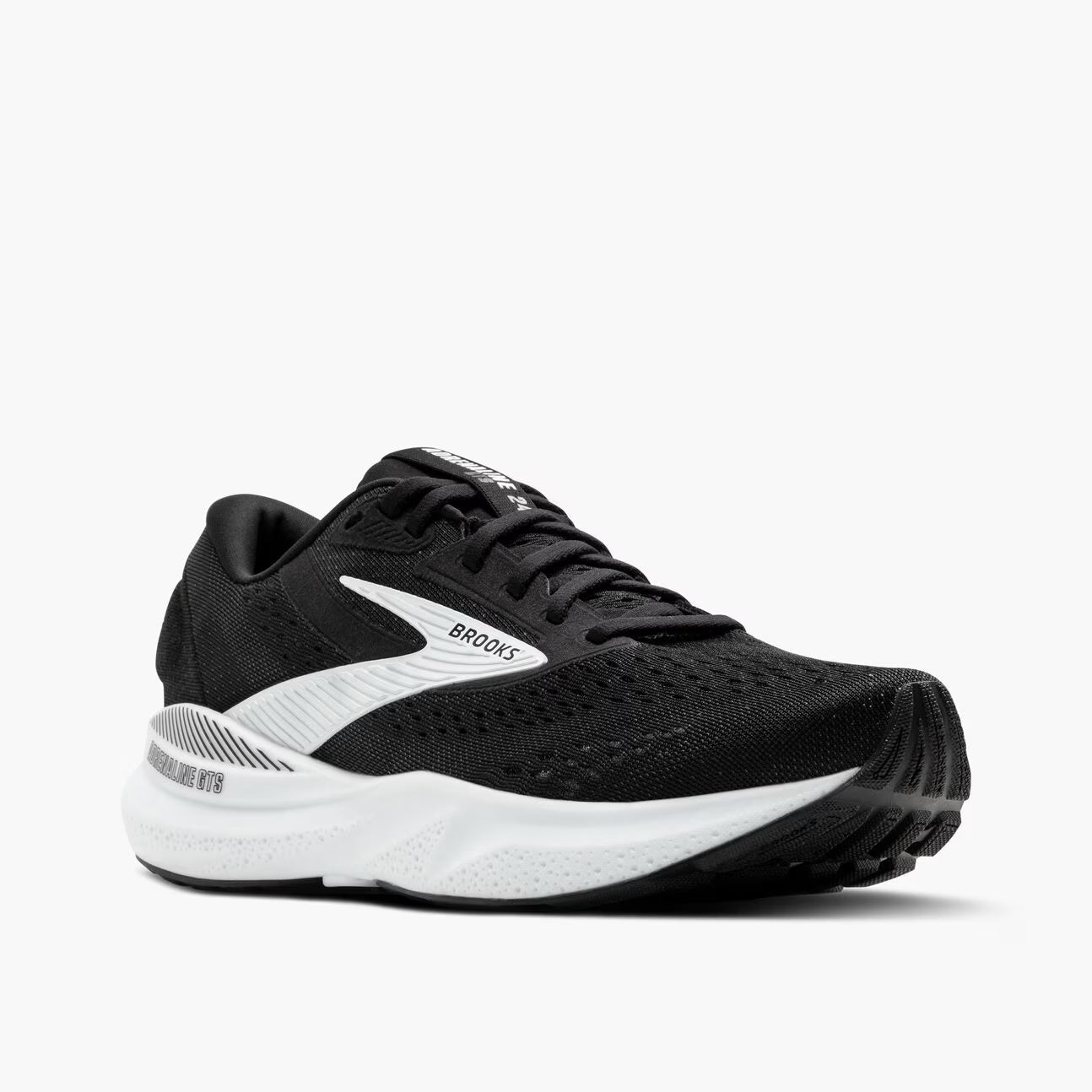 Brooks Men's Adrenaline GTS 24 (Wide)- Black/White