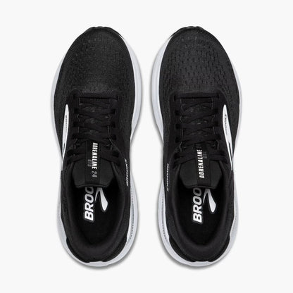 Brooks Men's Adrenaline GTS 24 (Wide)- Black/White