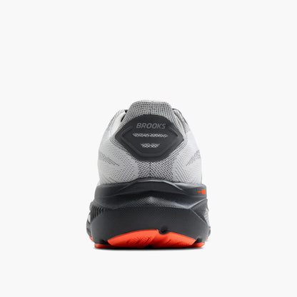 Brooks Men's Ghost 17 (Extra Wide) - Oyster Mushroom/Orange/Ebony