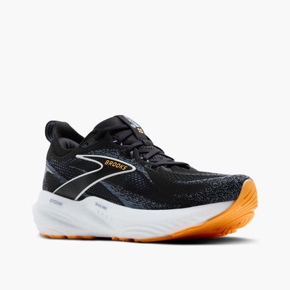 Brooks Men's Glycerin 22 (2E Wide) - Black/Country Blue/Orange Pop