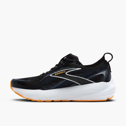 Brooks Men's Glycerin 22 (2E Wide) - Black/Country Blue/Orange Pop