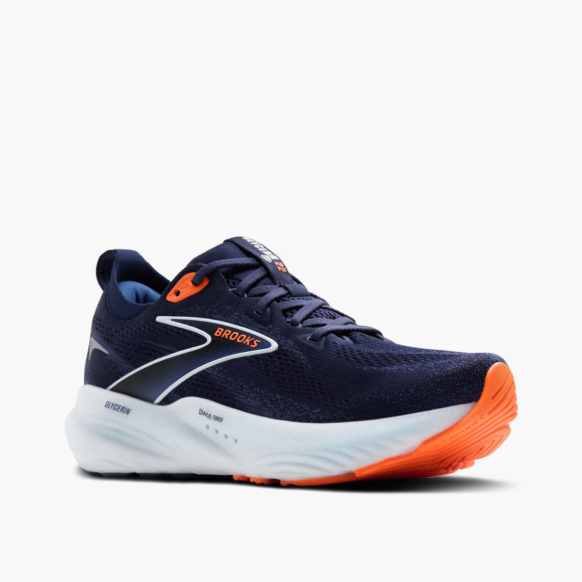 Brooks Men's Glycerin 22 - Peacoat/Blue Ribbon/Orange