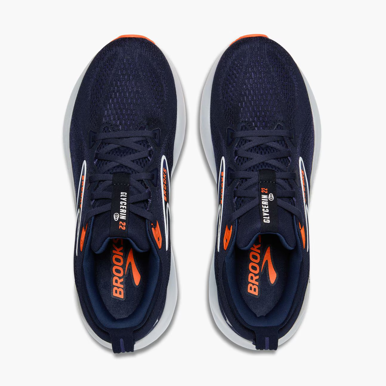 Brooks Men's Glycerin 22 - Peacoat/Blue Ribbon/Orange