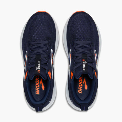 Brooks Men's Glycerin 22 - Peacoat/Blue Ribbon/Orange
