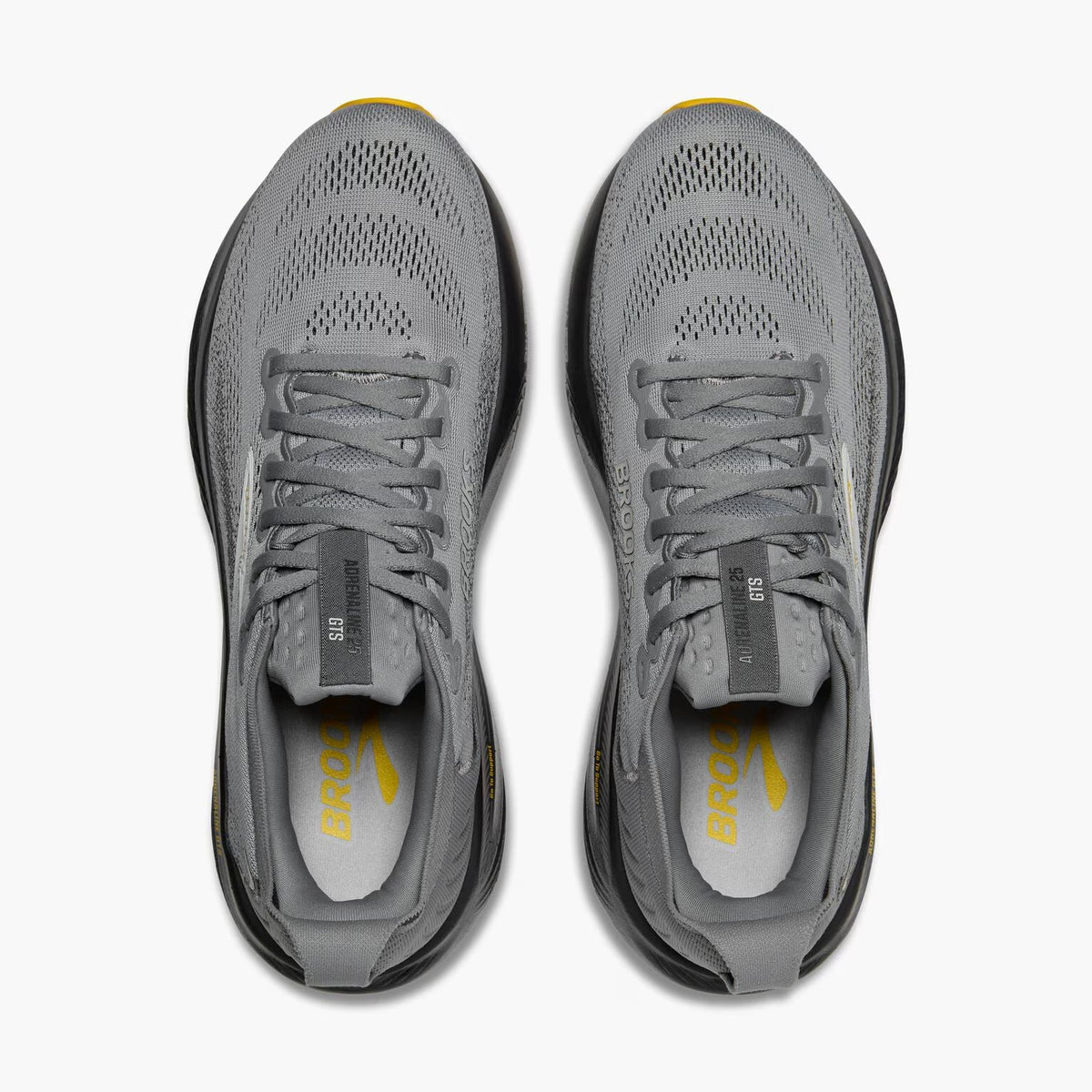 Brooks Men's Adrenaline GTS 25 - Primer Grey/Ebony/Jasmin - Narrow (B)