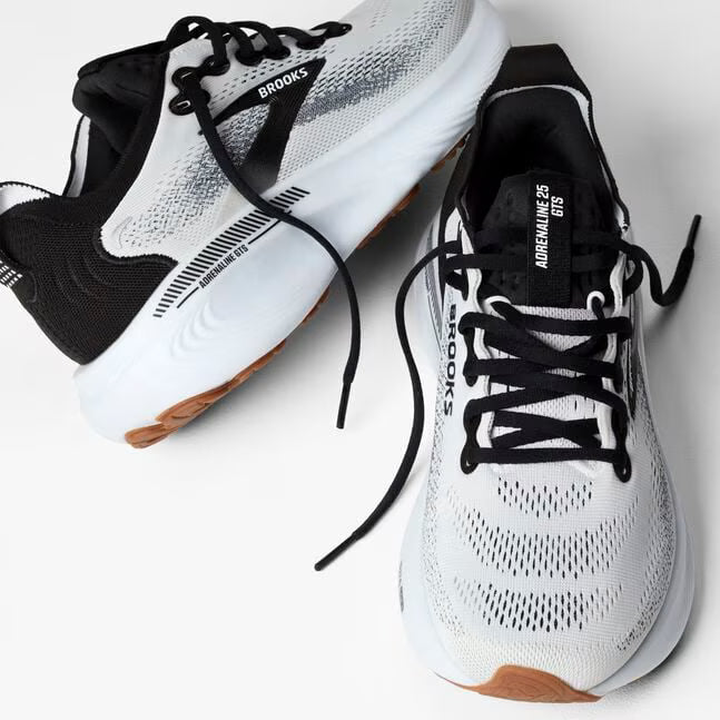 Brooks Men's Adrenaline GTS 25 - White/Black/White