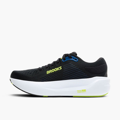 Brooks Mens Ghost Max 3 Wide - Black/ Navy/ Acid Lime (1104642E-078)