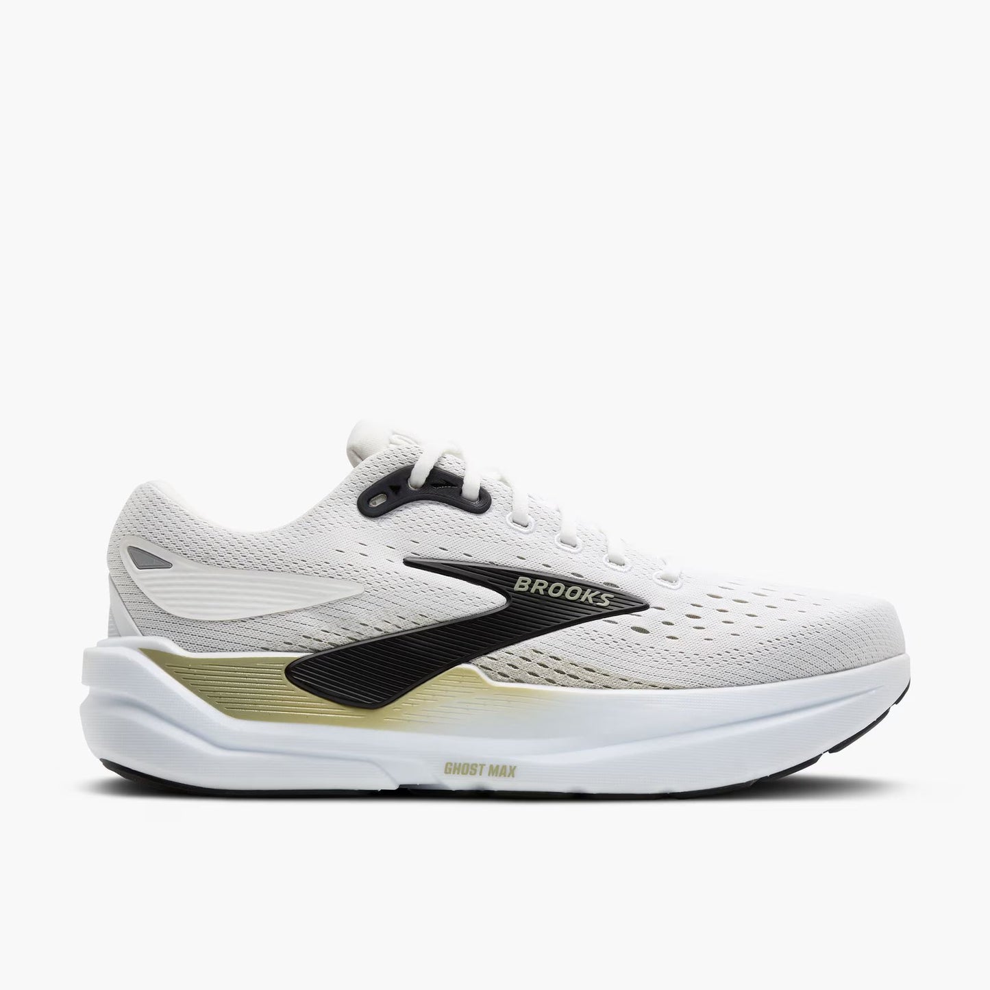 Brooks Men's Ghost Max 3 - Bright White/Tea/Black