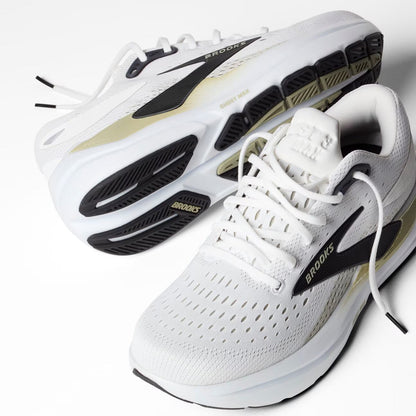 Brooks Men's Ghost Max 3 - Bright White/Tea/Black