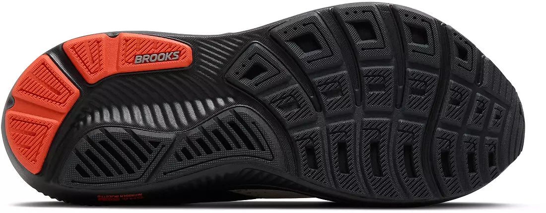 Brooks Men's Ghost 18 (Extra Wide) - Coconut/Pearl/Tigerlily