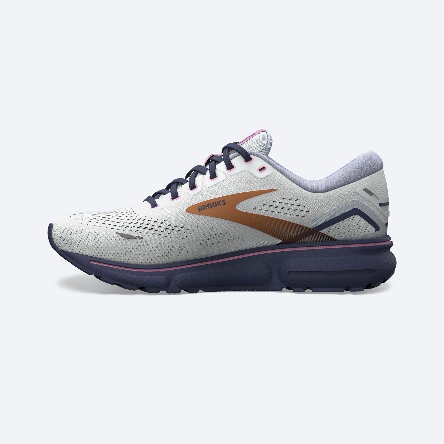 Brooks Womens Ghost 15- Spa Blue/Neo Pink/Copper (1203801B492)