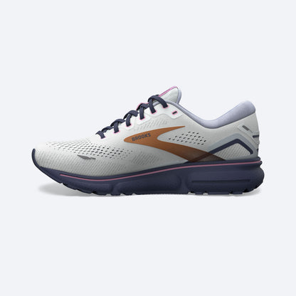 Brooks Womens Ghost 15- Spa Blue/Neo Pink/Copper (1203801B492)