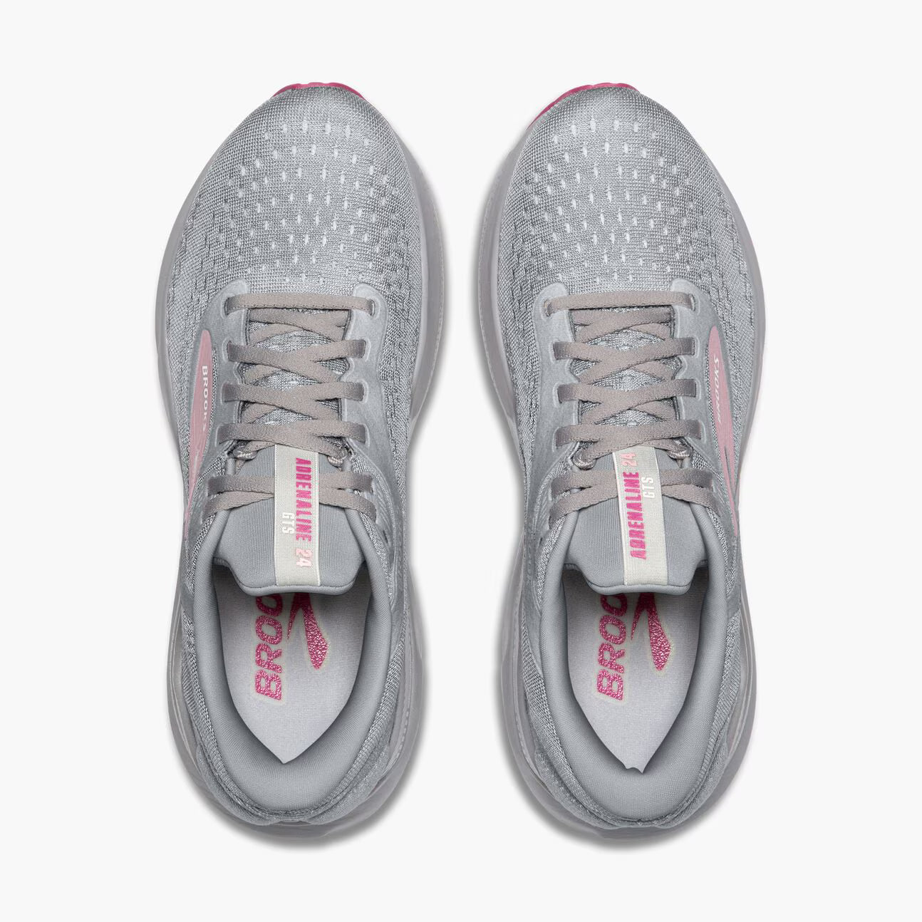 Brooks Women's Adrenaline GTS 24 (Wide) - Alloy/White/Zephyr