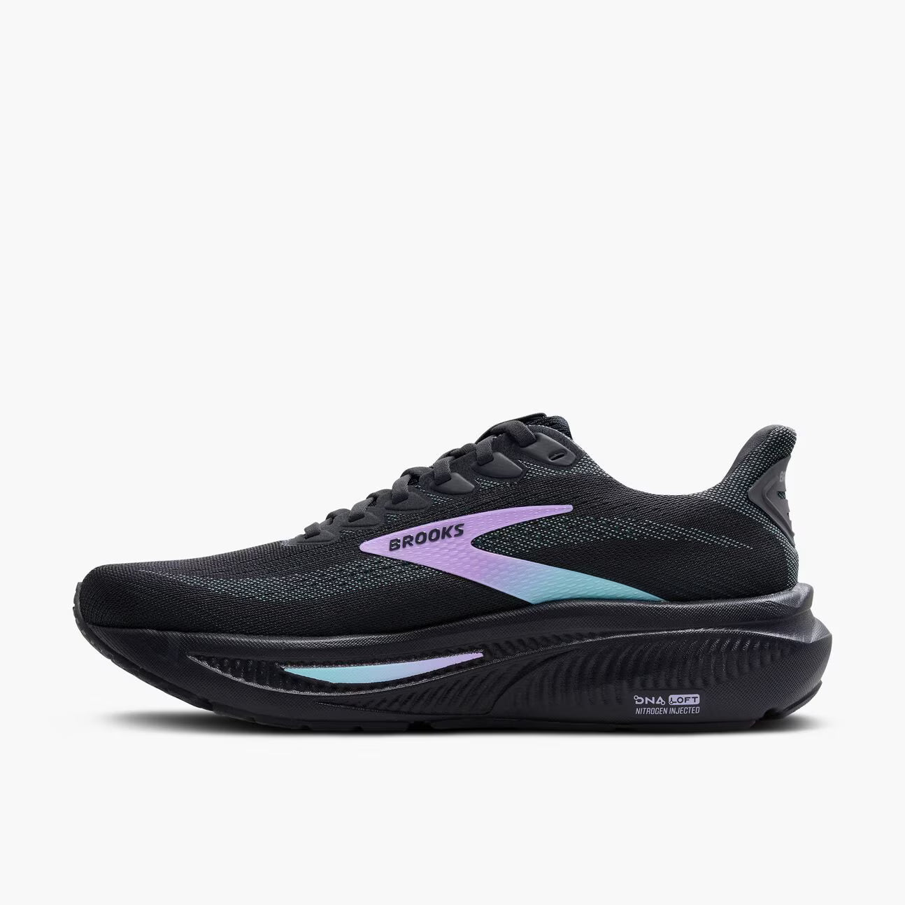 Brooks Women's Ghost 17 (Wide) - Grey/Clearwater/Purple