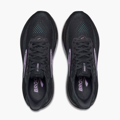 Brooks Women's Ghost 17 (Wide) - Grey/Clearwater/Purple