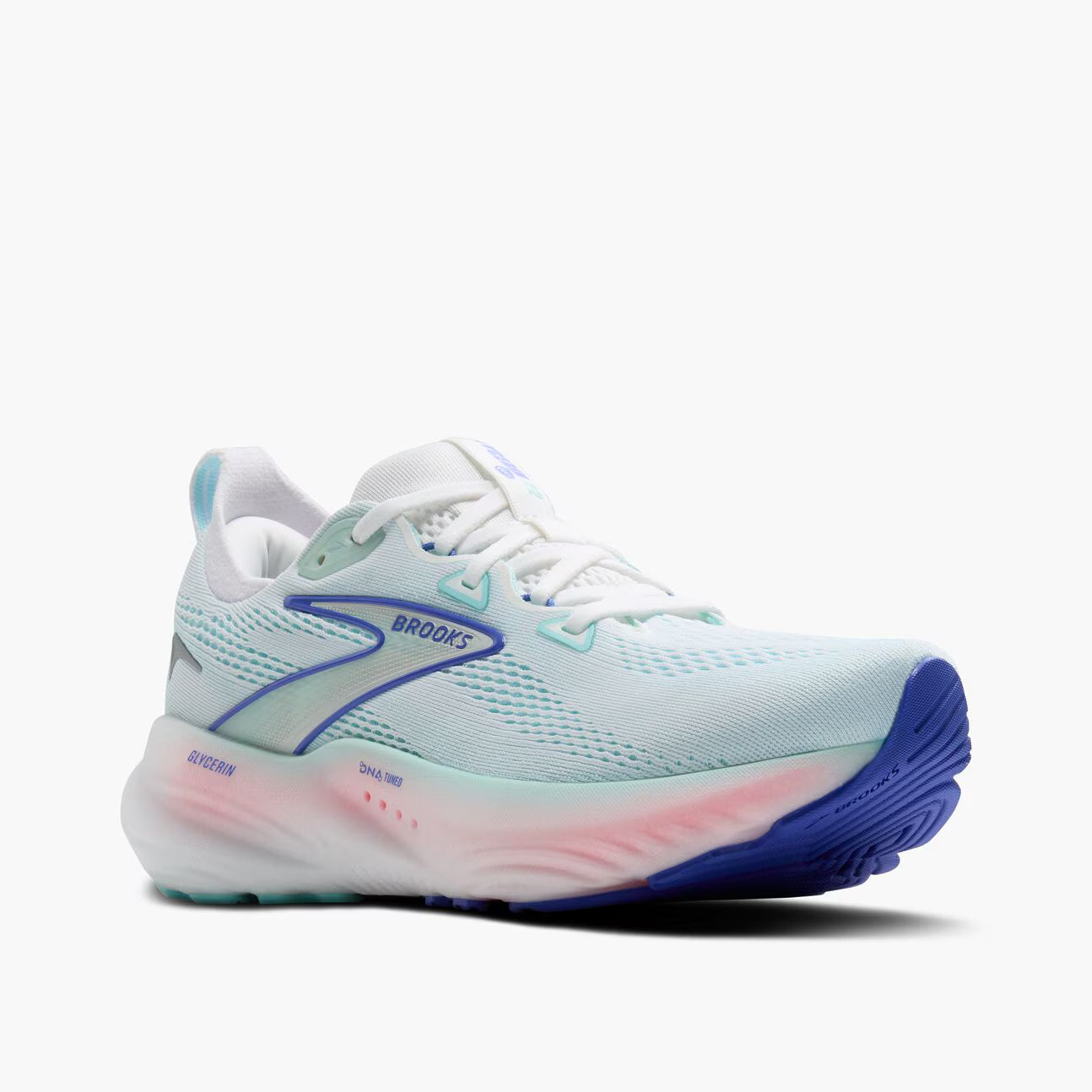 Brooks Women's Glycerin 22 - White/Limpet Shell/Amparo Blue