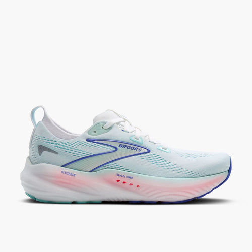 Brooks Women's Glycerin 22 - White/Limpet Shell/Amparo Blue