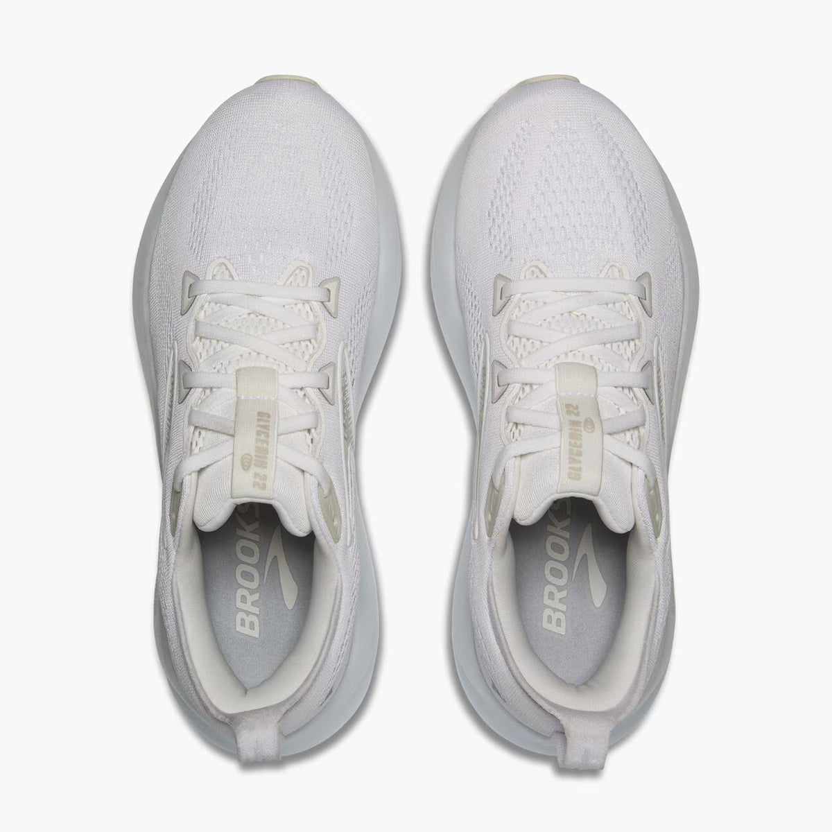 Brooks Women's Glycerin 22 (Wide) - White/White/Grey