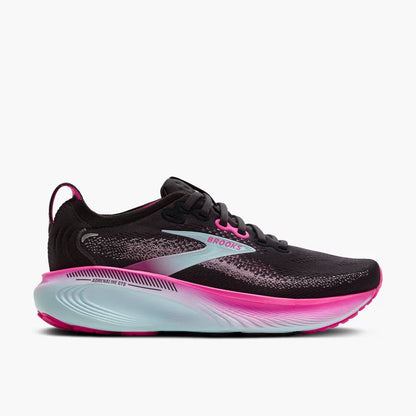 Brooks Women's Adrenaline GTS 25 - Black/Cyber Pink/Iced Aqua