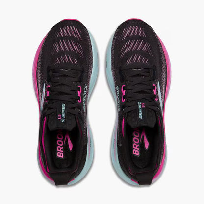Brooks Women's Adrenaline GTS 25 - Black/Cyber Pink/Iced Aqua