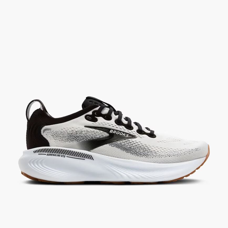 Brooks Women's Adrenaline GTS 25 - White/Black/White - Wide (D)