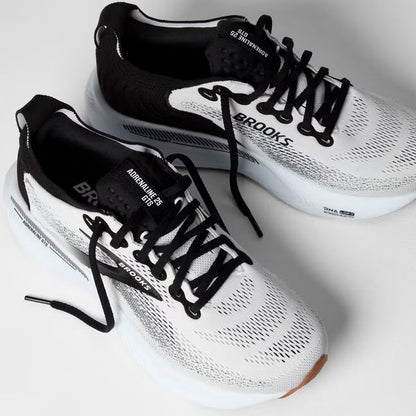 Brooks Women's Adrenaline GTS 25 - White/Black/White - Wide (D)